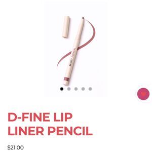 NIB Beauty for Real D-Fine Lip Liner Pencil in Universal Cool YLBP Clean Girl